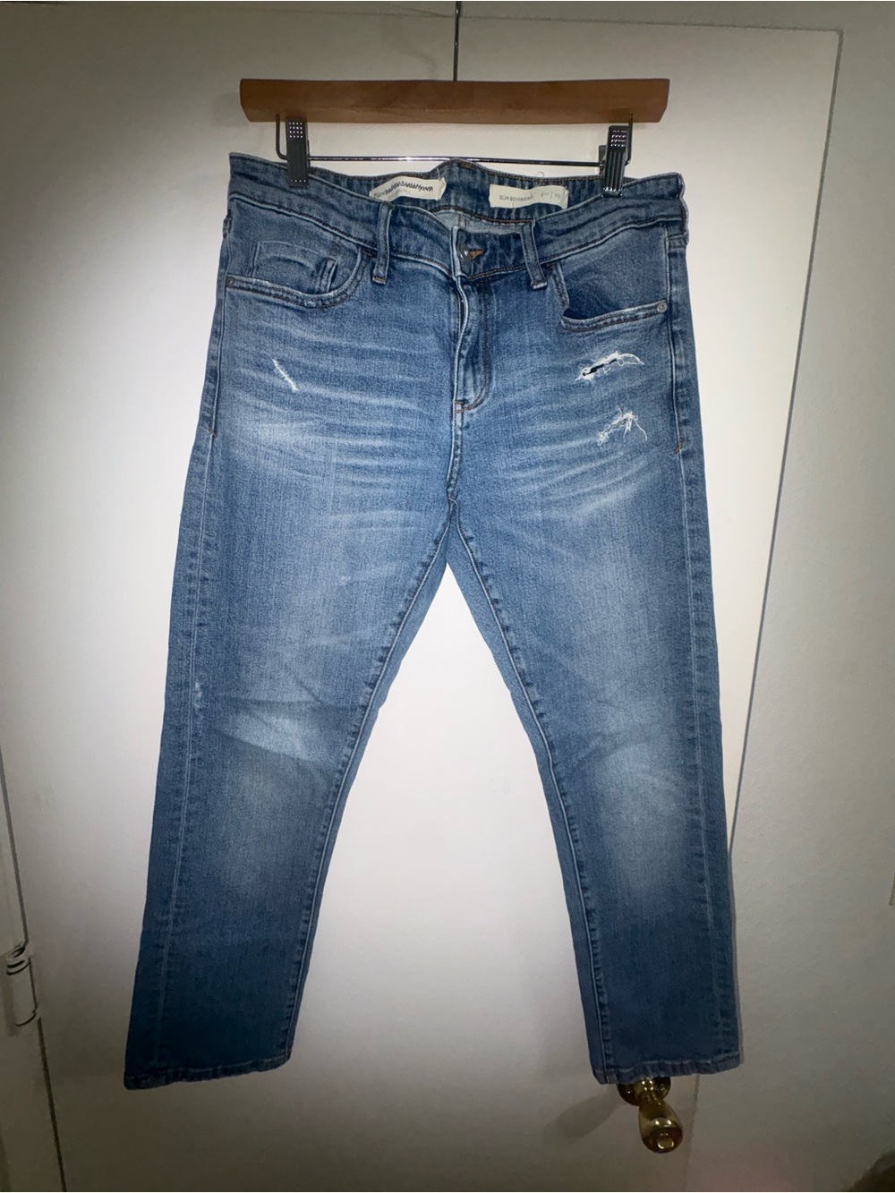 Pilcro By Anthropologie Slim Boyfriend Jeans Size 29